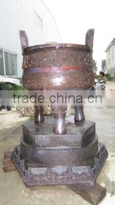 Large bronze tripod sculpture for square decoration CLBS-D049T