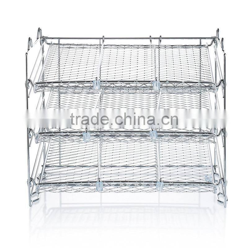 Metal cutomized colour storage rack display from China