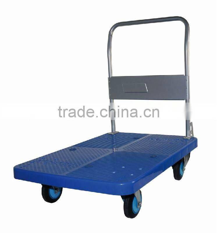 lisheng LS7010 plastic hand cart,platform truck,flat cart,push cart