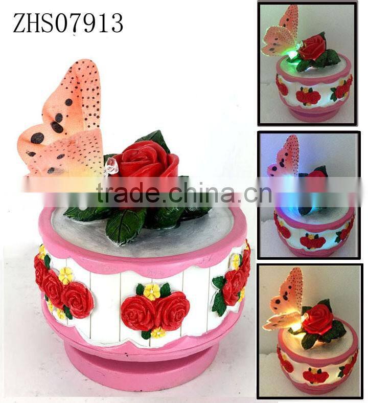 Christmas music box with LED light,for Christmas gift