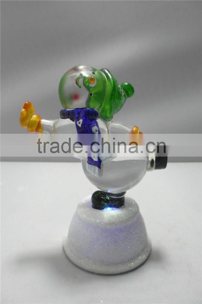 Christmas Decorations Hand crystal Craft snowman kid toys