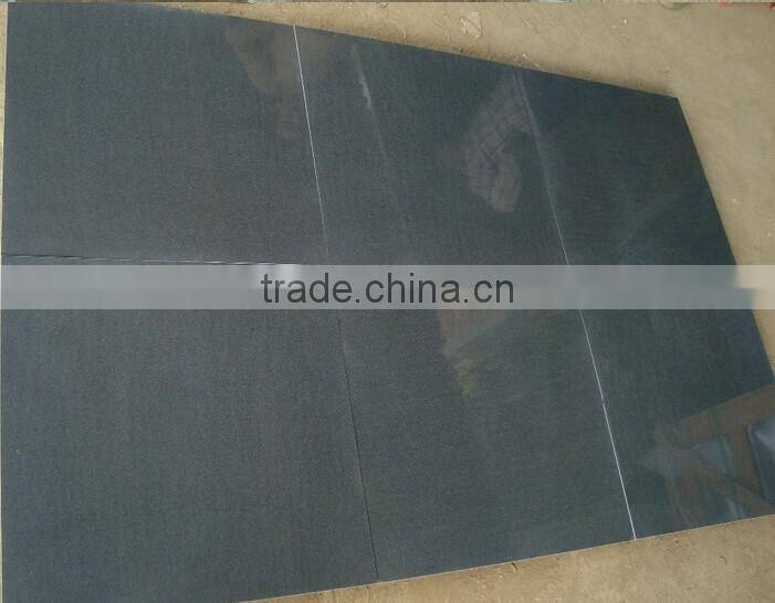 Black basalt,andesite,lava stone with polished surface