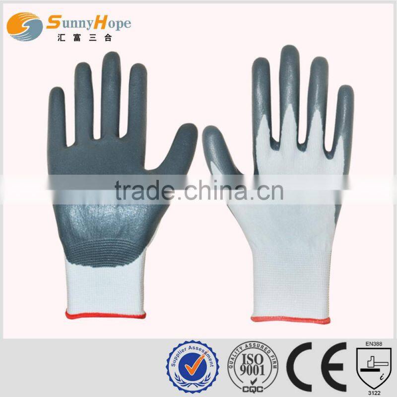 SUNNYHOPE nitrile Wholesale Nitrile Coated Gloves