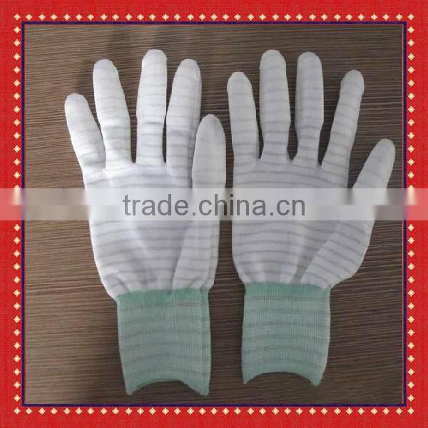 Seamless Carbon Fiber ESD Stripe Gloves