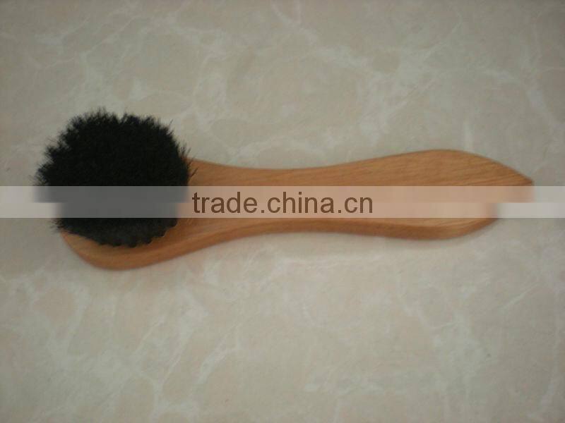 wooden shoe brush