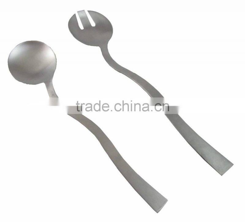 Stainless Steel Cooking Tools Salad Spoon And Salad Fork