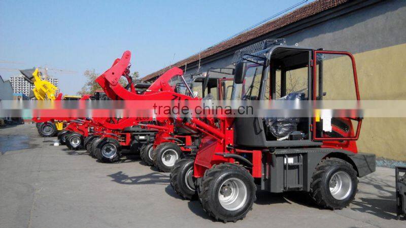 800KG mini wheel loader price list HZM908 Chinese wheel loader with protection chain