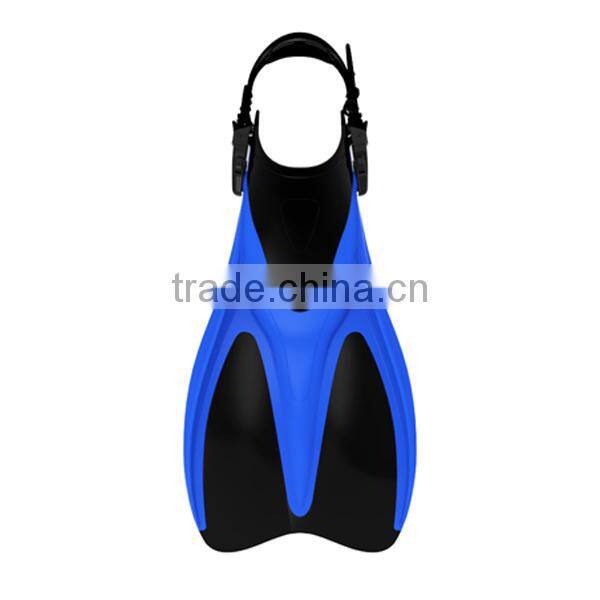 2015 New Open heel rubber fins, freediving fins with adjustable strapFN-800)