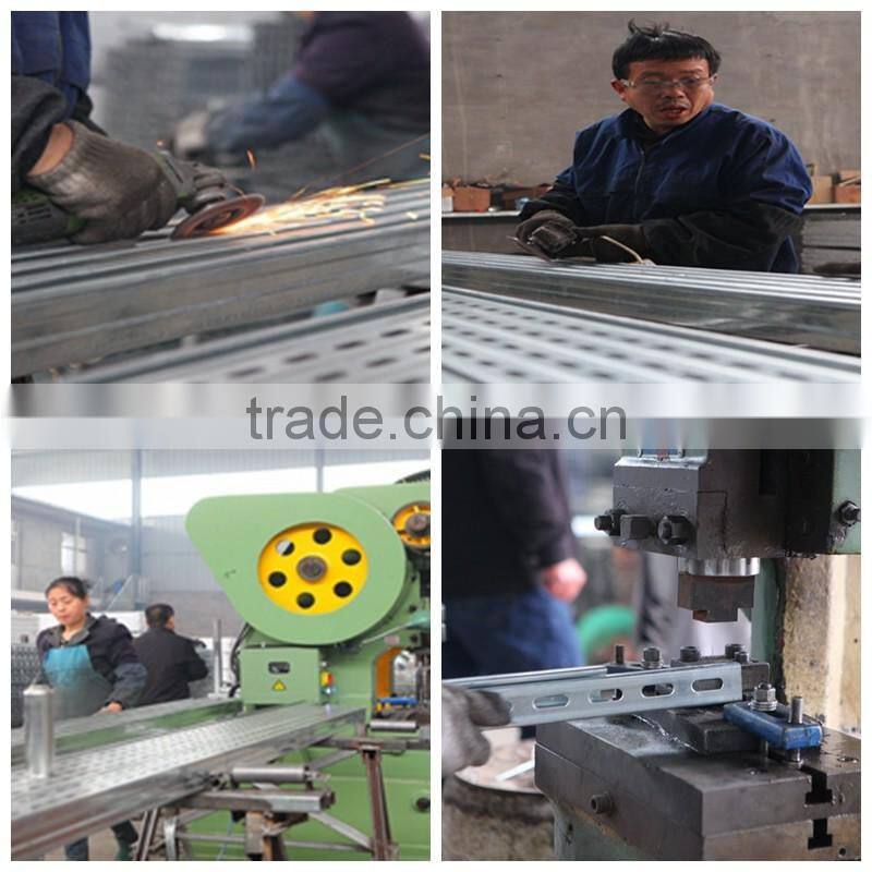 plastic pipe clamps clips and steel u channel strut