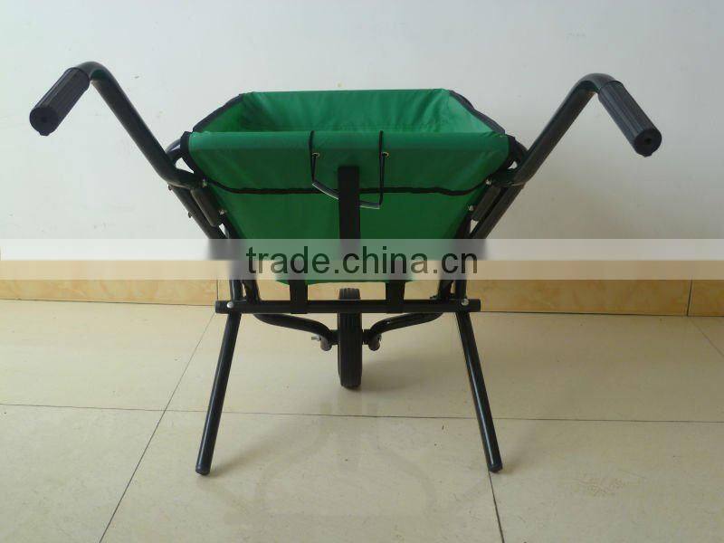Polyster folding wheelbarrow