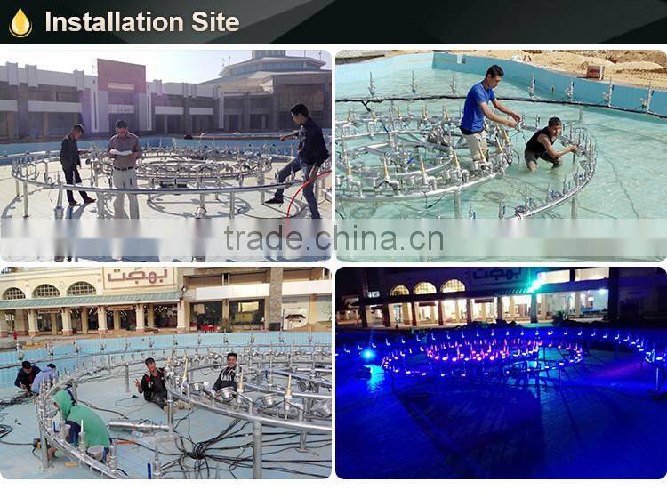 2019 factory supply musical dancing water fountain boat accessories