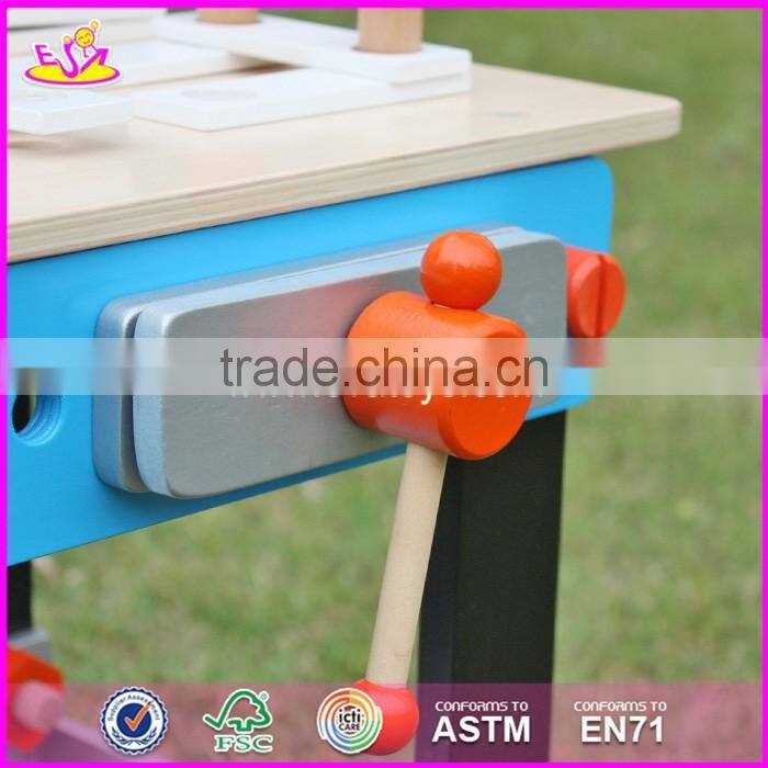 2017 Top fashion preschool toy kids wooden play workbench W03D070