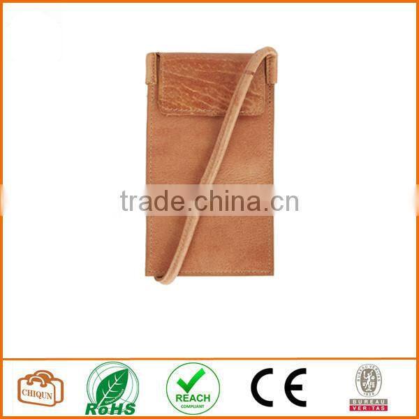 Black Leather Crossbody Sunglasses Case