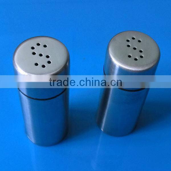 Customized logo wholesale Stainless Steel Salt and Pepper Shaker