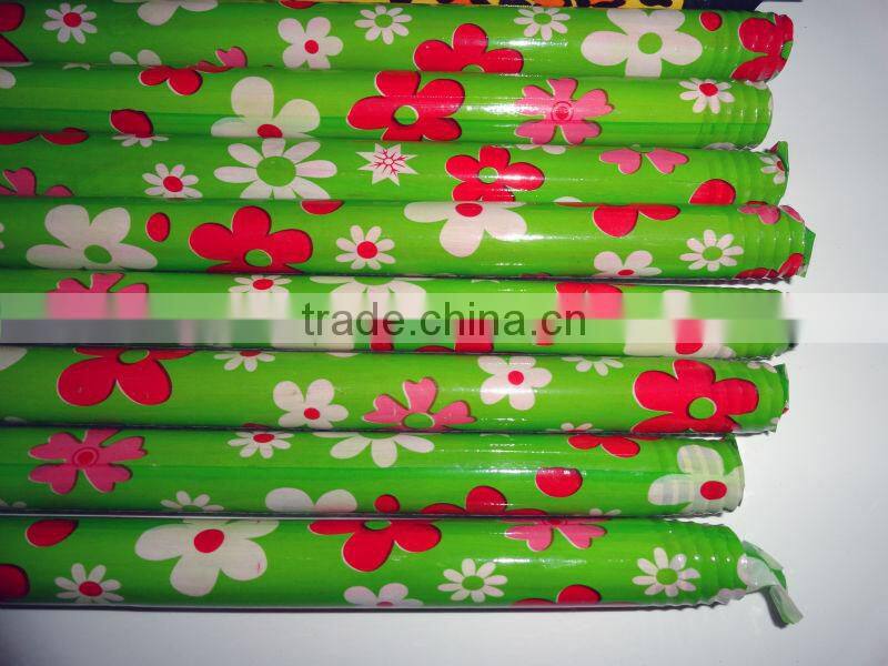 PVC coated wooden mop stick