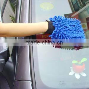 Customized Microfiber Wash Mitt , Chenille Mitt, Microfiber Car Wash Mitt