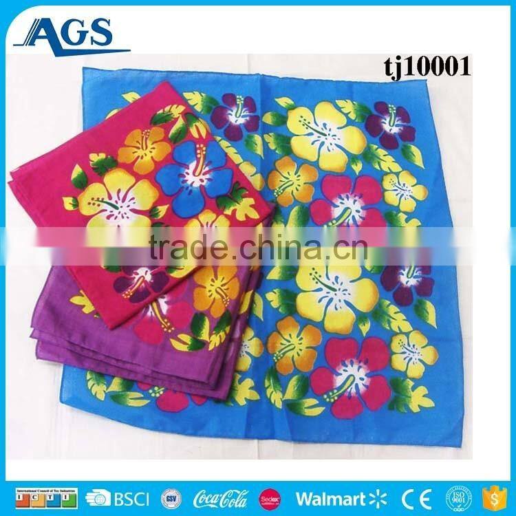 Custom design printed square bandana, cotton cheap bandana,Paisley bandana