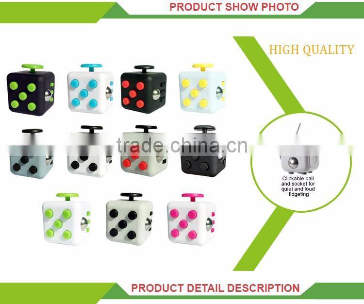 Top selling intelligent play toy multifunctional magic fidget cube