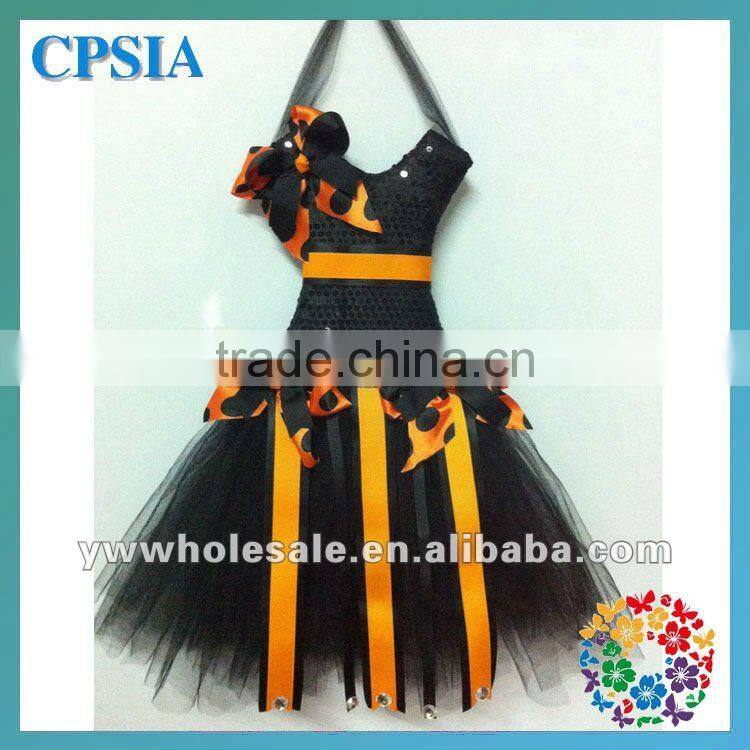 Christmas new red with green sequin tutu bow holder with many style