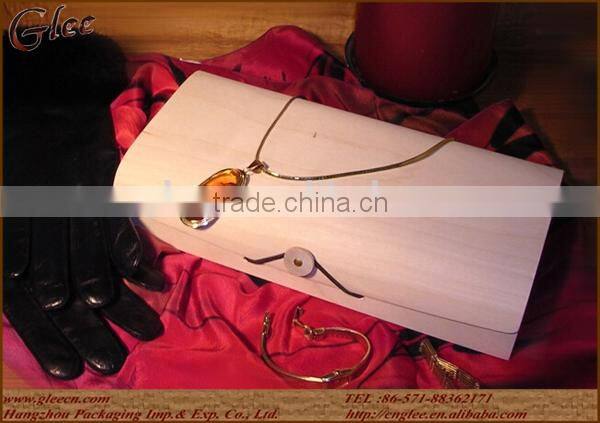 wooden wine bottle packaging box round gift packaging box