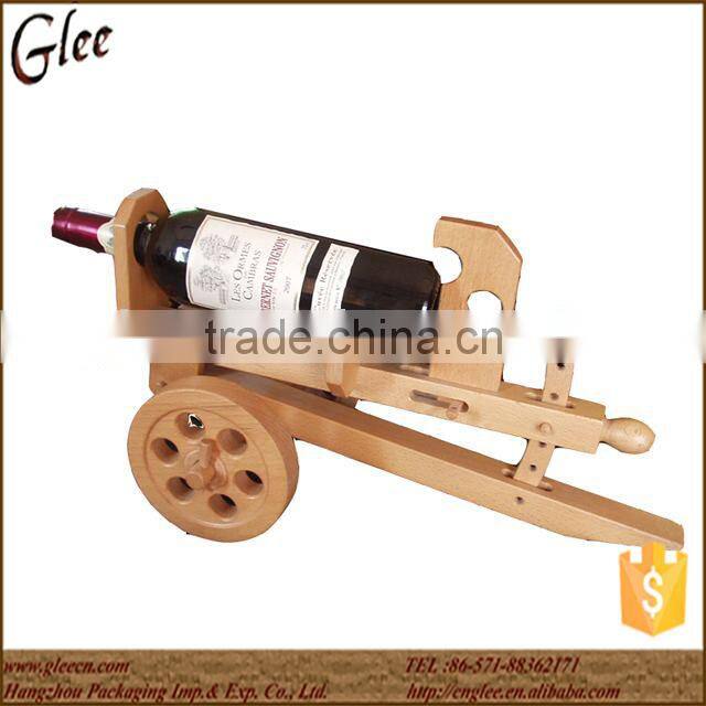 Wooden Wine display rack for promotion
