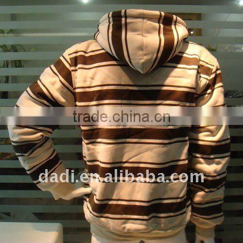 BRAZIL Men's Fleece Striped Sweatshirts Jacket BW701
