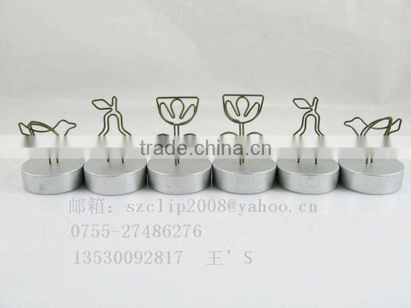 Gift items for advertising, metal photo clip, promotional gift