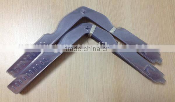 PVC/PET/PS Transparent V Shape Collar Band,Shirt Neck Support