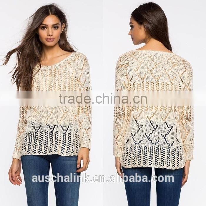 new arrvial lady sparkle sequin sweater 2016