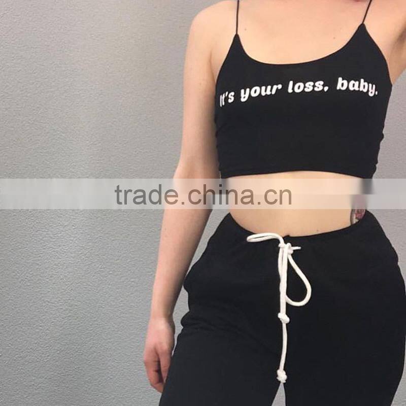 Maxnegio women knitwear sexy tank top