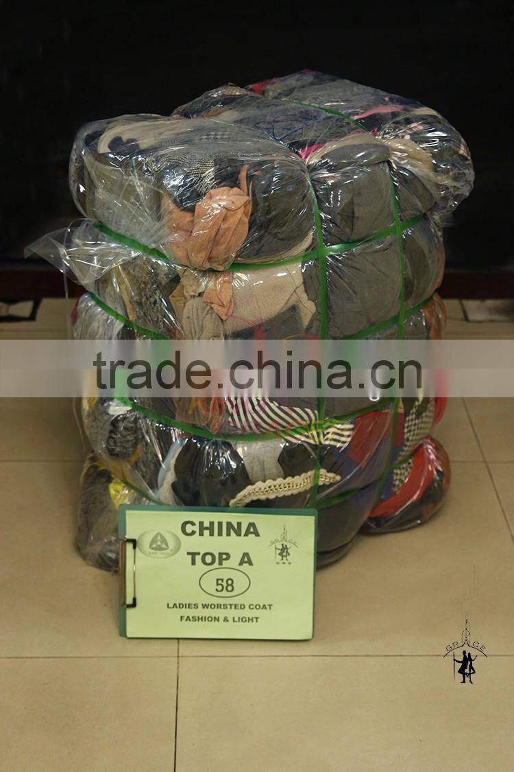 second hand fashion clothing manufacturers lady winter used coats long