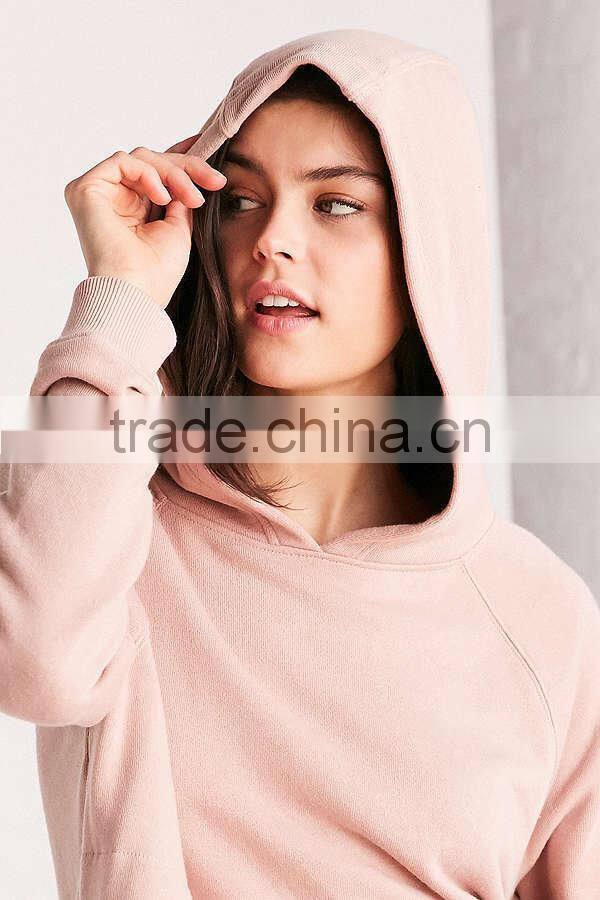 2017Mgoo Fashion Custom Plain Color Hoodie Sweatshirt With Long Sleeves Sexy Women Fleece Hoodies Super Comfy