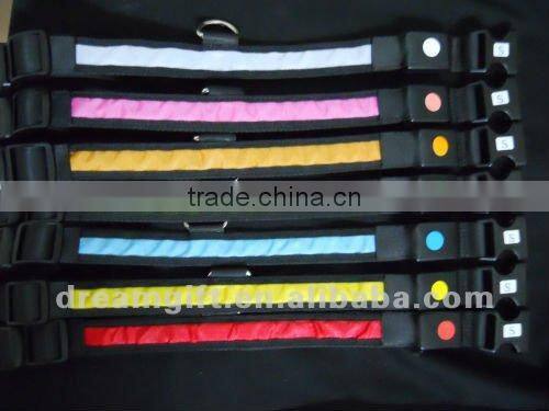 Glow in the night flashing Led dog Collar 4 size cheap price