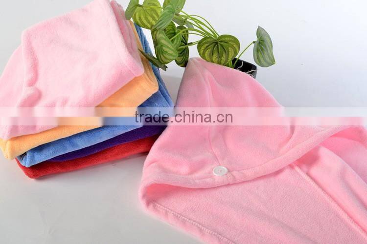 Super absorbent microfiber hair shaft grinding hair towel Thickening of dry hair shower cap