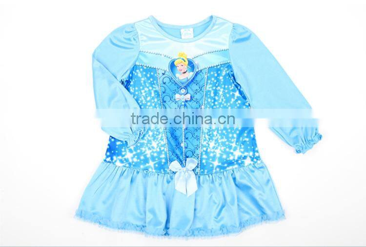2015 fashion 100 polyester satin pajama sleepwear