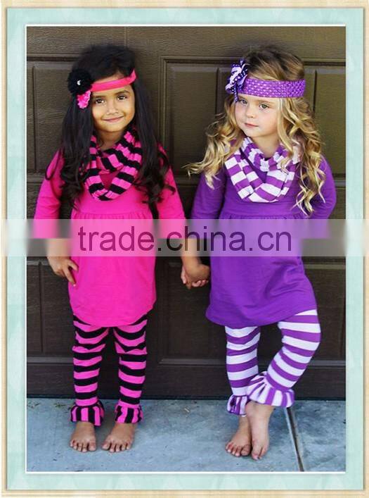 Red Polka Dot Apple Pant Set Appliqued White Long Shirt Children's Clothes Boutique outfit For Spring/ Fall Outfit Kids Clothes