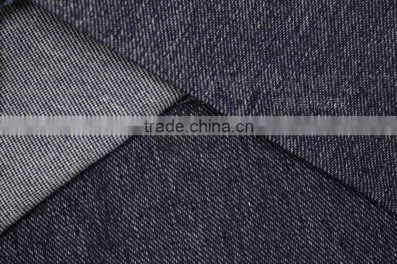 98%cotton 2%elastane slub indigo denim fabric 11oz,spandex denim fabric