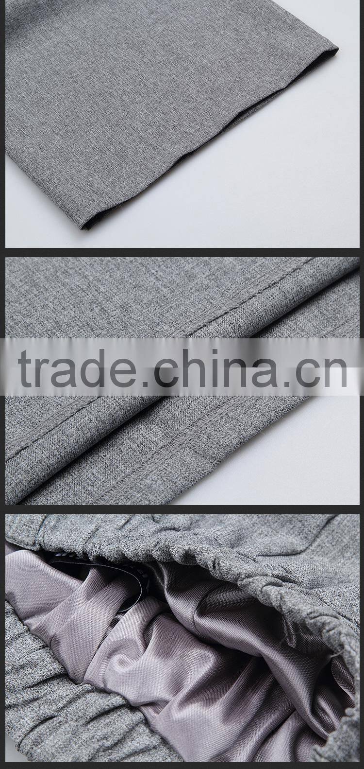 Casual fashion linen straight loose pants for woman