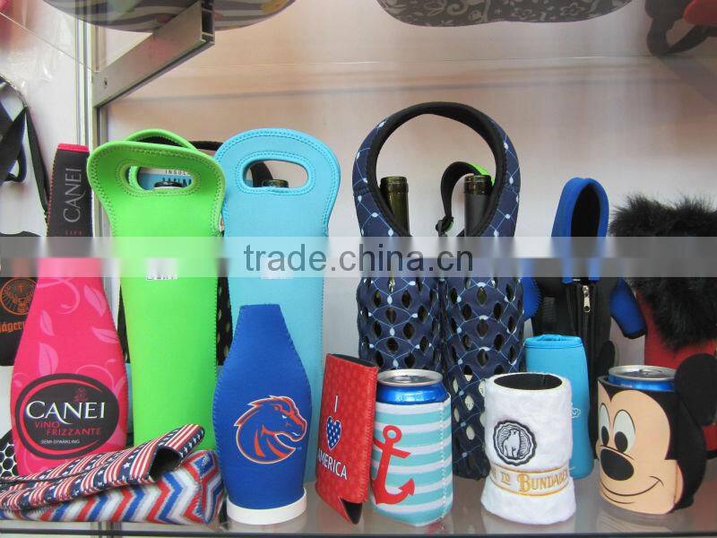 GR-B0182 different designs high quality neoprene wine bag