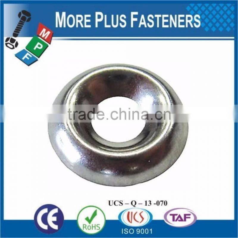 Made in Taiwan Steel Countersunk Stainless Steel Brass Steel Countersunk Finishing Washer