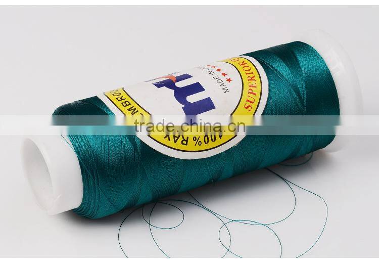 Wholesale high quality 150/2 150d/2 viscose rayon embroidery thread