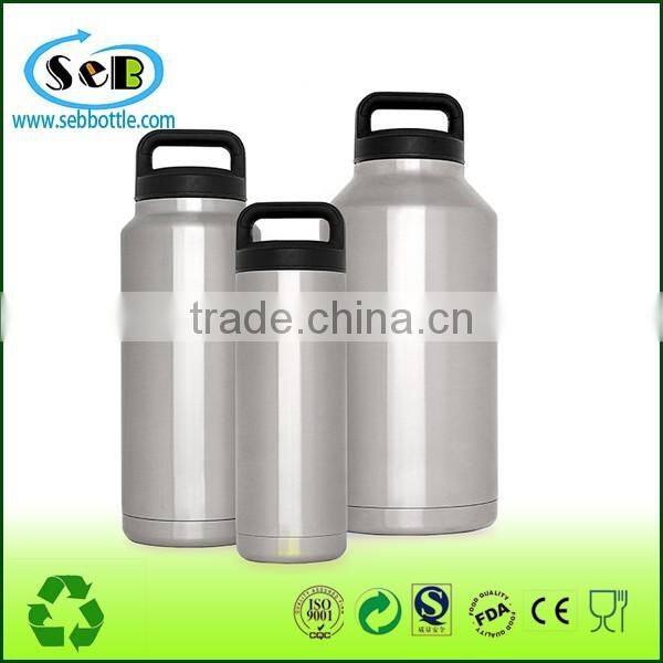 US hot sell 18oz, 36oz, 64oz double wall Stainless Steel Beverage Hot Cold Bottles
