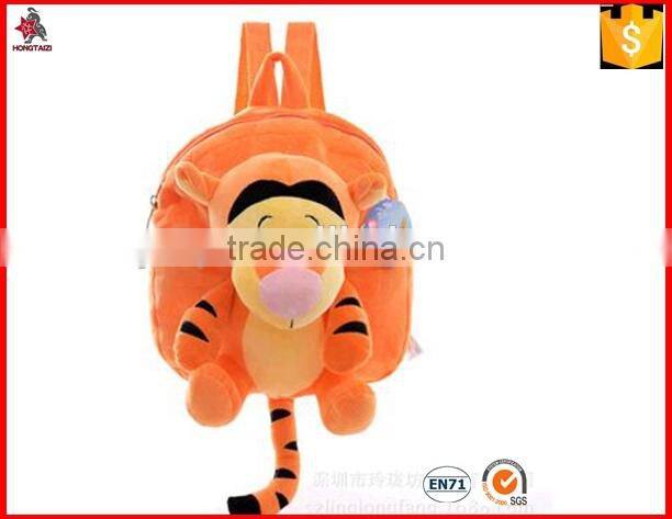 high quality plush tiger backpack for kids