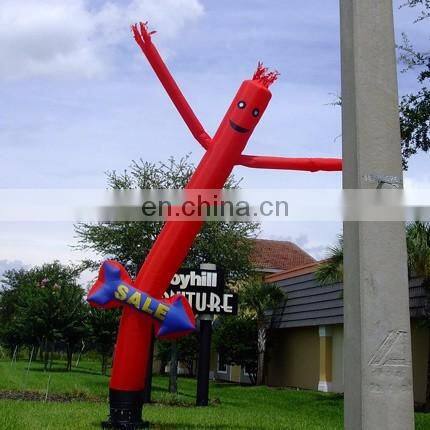 red floating air dancer with blower for hot sale