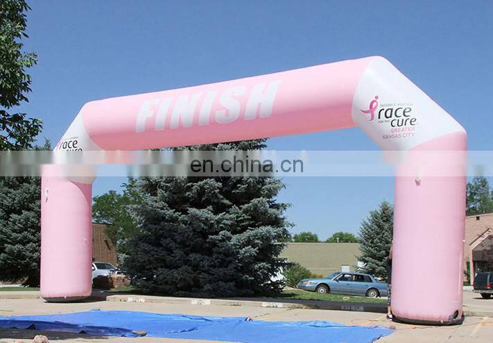 black square block inflatable arch for advertising