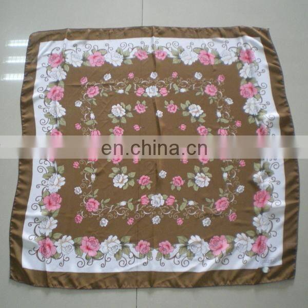 2015 New Design Fashion Ladies' Scarf For Spring, Floral Printing Fashion Scarf, Cotton Square Scarfe