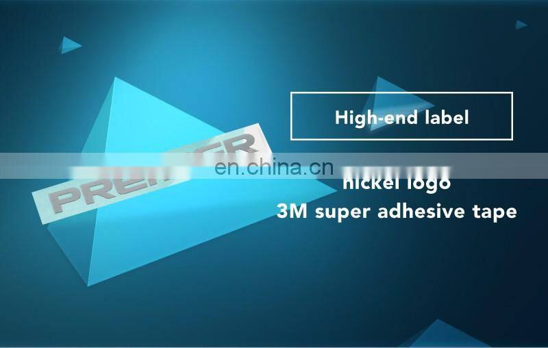 Computer Chrome Thin Metal Nickel Letters Sticker