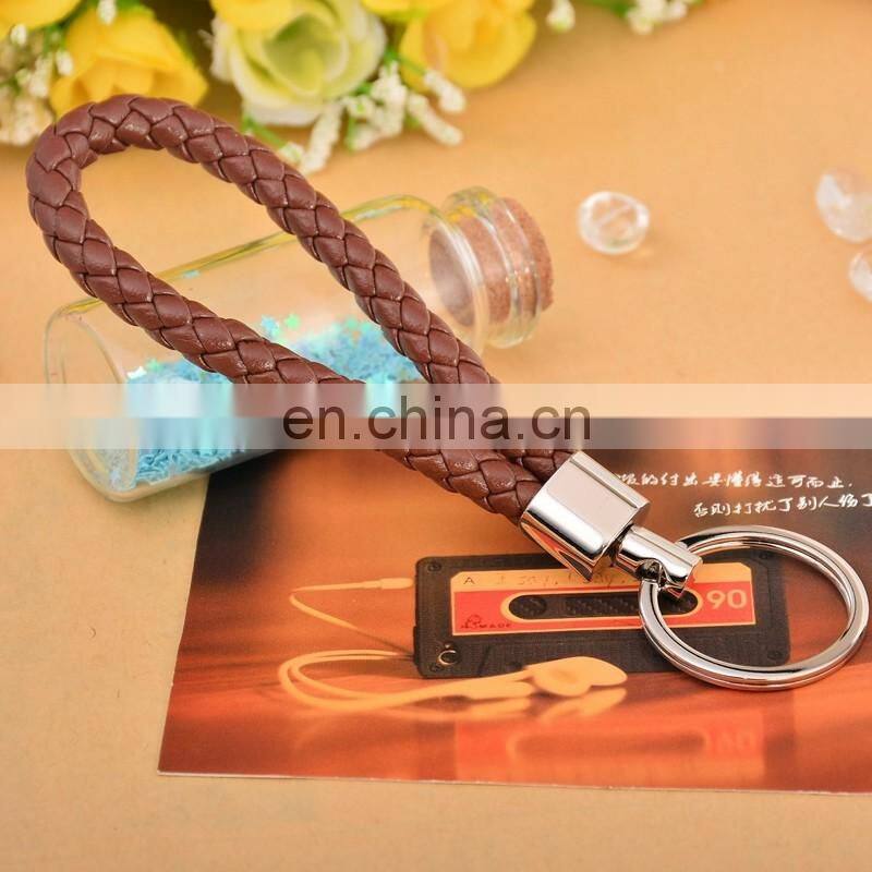 2016 Newest Style Simple Style High Quality Woven Rope Keychain