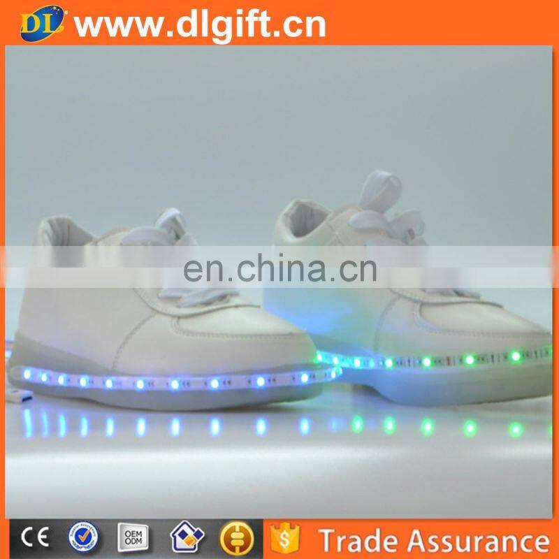 Night event led usb recharge flashing strip shoe light