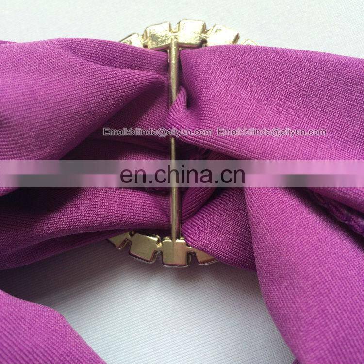 chair sash rhinestone crystal brooches